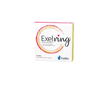 Product image of Exelring 0,120 mg / 0,015 mg x 1 anillo vaginal