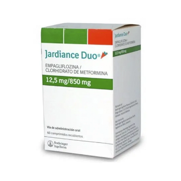 Product image of Jardiance Duo 12,5 / 850 mg x 60 comprimidos