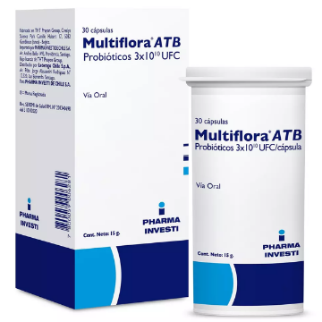 Product image of MULTIFLORA ATB 10.000.000.000 U.F.C. 30 CAPSULAS (PROBIOTICOS)