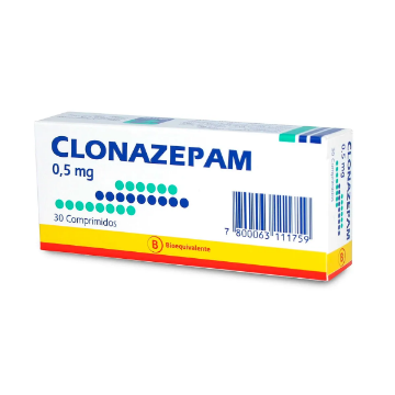 Product image of Clonazepam 0,5 mg x 30 comprimidos