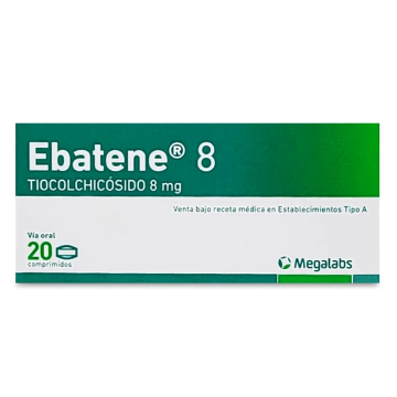 Product image of EBATENE 8 MG X 20 COMP