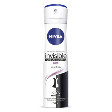 Product image of NIVEA WOMEN INVISIBLE BLACK & WHITE GOLD DESODORANTE SPRAY 150 ML