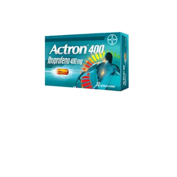 Product image of Actron 400 mg x 10 cápsulas blandas