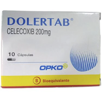 Product image of Dolertab 200 mg x 10 cápsulas