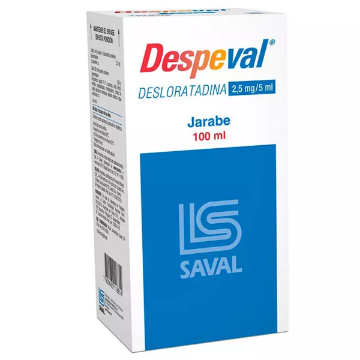 Product image of Despeval 2,5 mg / 5 ml jarabe x 100 ml