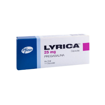 Product image of LYRICA 25 MG BLS X 14 CAPS.