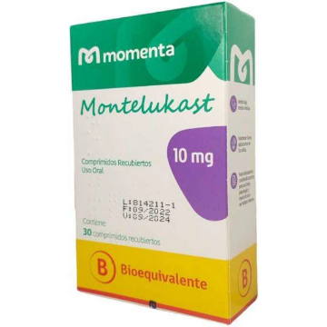 Product image of MONTELUKAST 10 MG X 30 COMP.