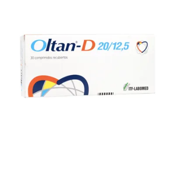 Product image of Oltan D 20 mg / 12,5 mg x 30 comprimidos recubiertos