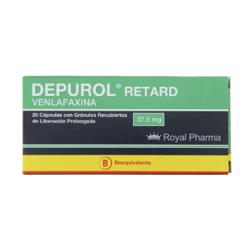 Product image of Depurol retard 37,5 mg x 20 cápsulas granulos recubiertos de liberación prolongada