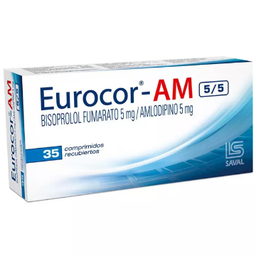 Product image of Eurocor AM 5 / 5 x 35 comprimidos recubiertos