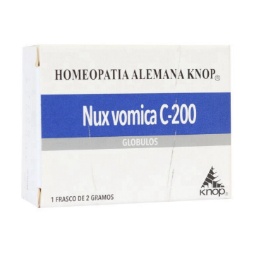 Product image of KNOP GLOBULOS HOMEOPATICOS C-200 NUX VOMICA 2 G.