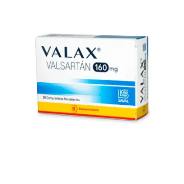 Product image of Valax 160 mg x 30 comprimidos recubiertos