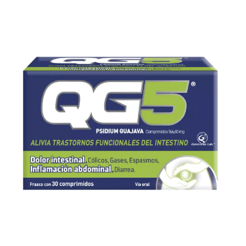 Product image of QG5 PSIDIUM GUAJABA 166,6 MG BLISTER X 30 COMP. EXHIBIDOR X 4 UNID.