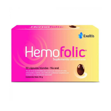 Product image of Hemofolic x 30 cápsulas