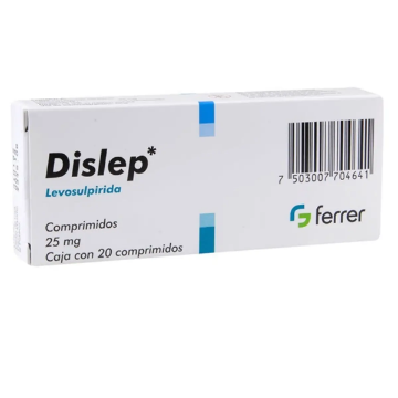 Product image of Dislep 25 mg x 20 comprimidos