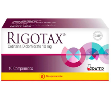 Product image of Rigotax 10 mg x 10 comprimidos