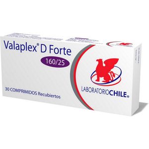 VALAPLEX D FTE 160/ 25MG X 30 COMP. REC.