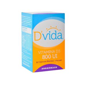 Product image of DVIDA 800 UI X 35 CAPS.