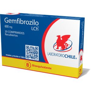 Product image of GEMFIBROZILO 600 MG x 20 COMP.