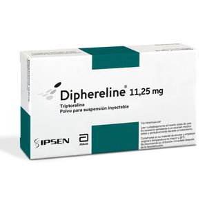 Product image of DIPHERELINE 11,25 MG POLVO PARA SUSP.INY.