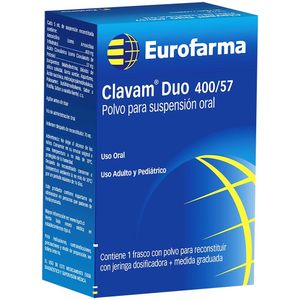 CLAVAM DUO 400MG / 57ML SUSP. FCO 70ML