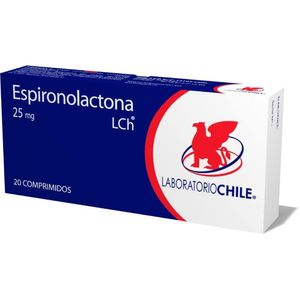 Product image of ESPIRONOLACTONA 25 MG X 20 COMP.