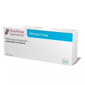 DUORESP-SPIROMAX INHALATION POWDER 320/9 MG/INH 60 DOSIS