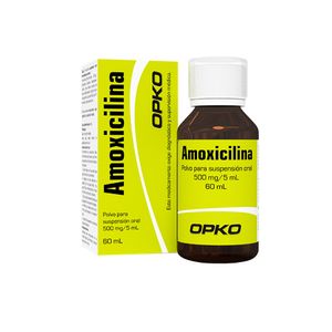 AMOXICILINA 500MG / 5ML X 60 ML X 1