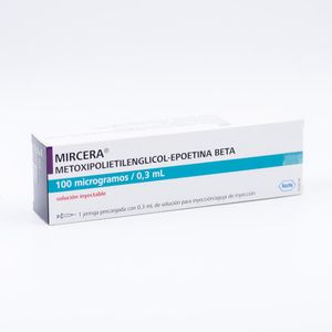 Product image of MIRCERA 100MCG / 0,3ML SOL INY. 1 UNID.