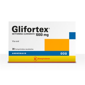 Product image of GLIFORTEX XR 1000 MG X 30 COMP.