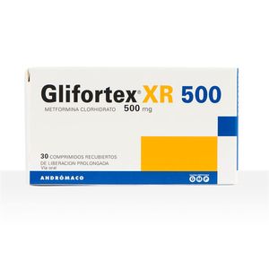 Product image of GLIFORTEX XR 500 MG X 30 COMP.
