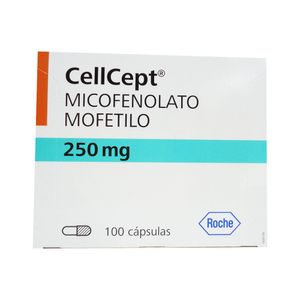 Product image of CELLCEPT 250 MG X 100 CAPS.