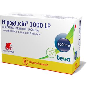 HIPOGLUCIN LP 1000 MG X 30 COMP. LIB. PROLONGADA