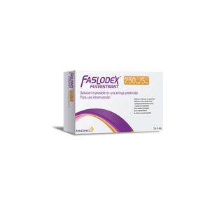 Product image of FASLODEX 250 MG / 5ML X 2 JERINGAS