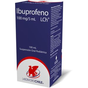 Product image of IBUPROFENO 100MG / 5ML SUSP.ORAL X 1 FCO (100ML)