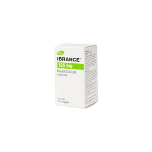 Product image of IBRANCE 125 MG X 21 CAPS.