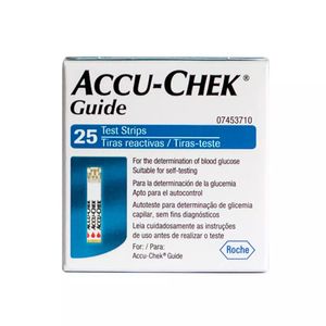 Product image of ACCU-CHEK GUIDE CINTAS GLUCOSA X 25 UNID.