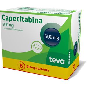 Product image of CAPECITABINA 500 MG X 120 COMP. REC.