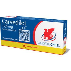 CARVEDILOL 12.5 MG X 30 COMP.