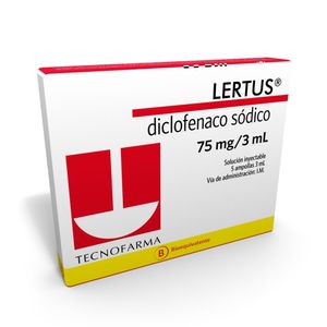 Product image of LERTUS 75 MG X 3 ML X 5 AMP