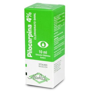 Product image of PILOCARPINA SOL. OFTALM. 4% X 10 ML