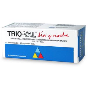 Product image of TRIO-VAL DIA Y NOCHE X 20 COMP. (15D + 5N)