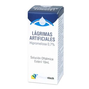 LAGRIMAS ARTIFICIALES HIPROMELOSA 0.7%, FCO. X 10 ML