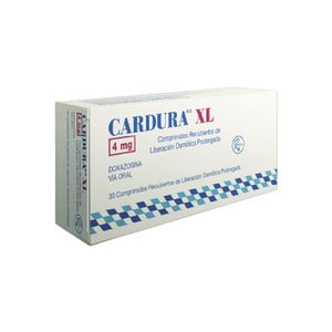 CARDURA XL 4 MG X 30 COMP.