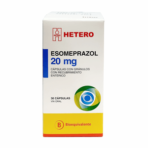 ESOMEPRAZOL 20 MG X 30 CAPS