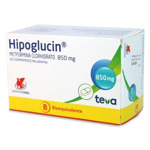 HIPOGLUCIN 850 MG X 60 COMP. REC.