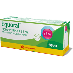 Product image of EQUORAL 25 MG X 50 CAPS. BL.