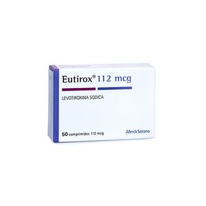 Product image of EUTIROX 112 MCG X 50 COMP.