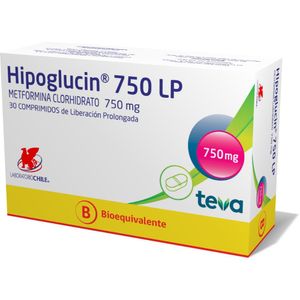 Product image of HIPOGLUCIN LP 750 MG X 30 COMP. LIB. PROLONGADA