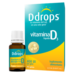 DDROPS 400 UI - VITAMINA D3. SOL. GOTAS X 1 UNID.